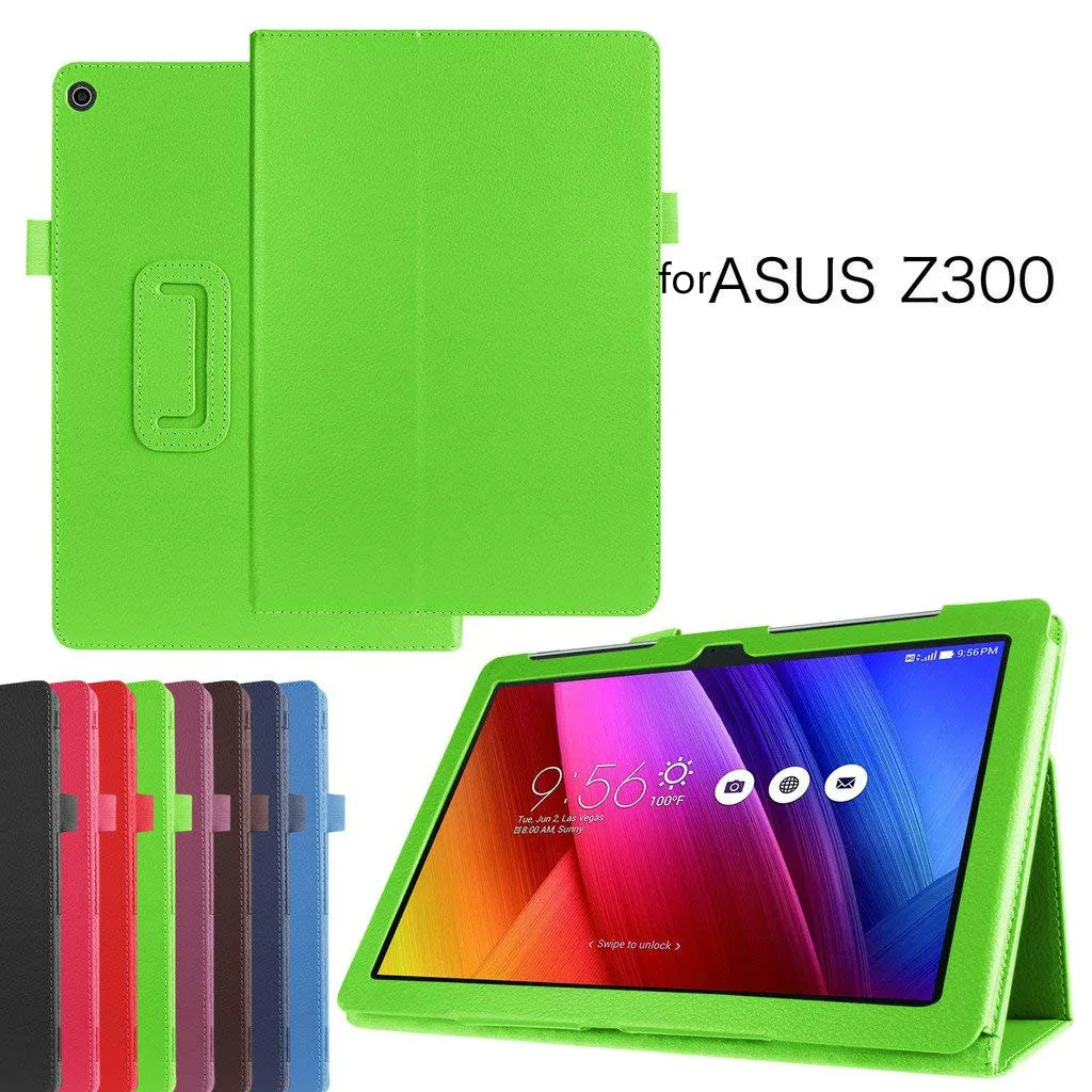 Для Asus ZenPad 10/Z300 Z300C Z300CL Z300CG Z300M Z301 Z301ML 10," дюймовый планшетный чехол откидной держатель из искусственной кожи чехол с автоматическим включением