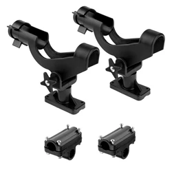 2pcs Kayak Aluminum Alloy+Nylon 360 Degree Rotatable RH-50 Spinning Fishing Rod Fixed Holder Tackle Rack Mount Boats Accessories 2pcs Kayak Aluminum Alloy+Nylon 360 Degree Rotatable RH-50 Spinning Fishing Rod Fixed Holder Tackle Rack Mount Boats Accessories