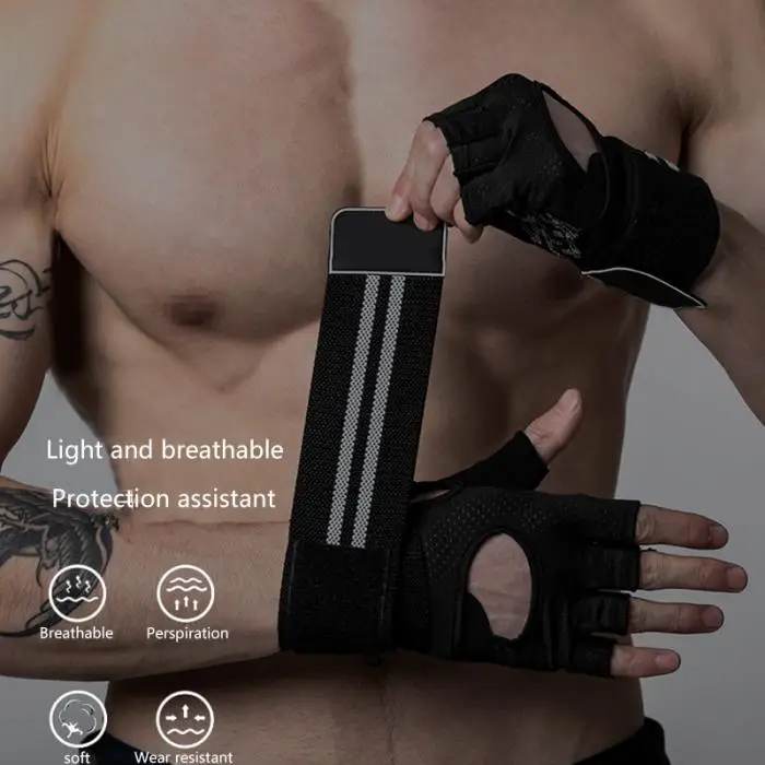 Новые мужские и женские Перчатки для фитнеса спортивные перчатки противоскользящие перчатки для спортзала