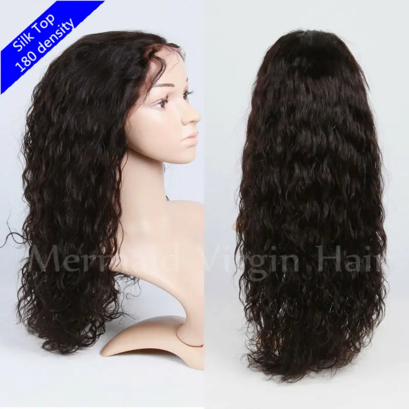 2016 silk top full lace wigs/lace front wigs unprocessed