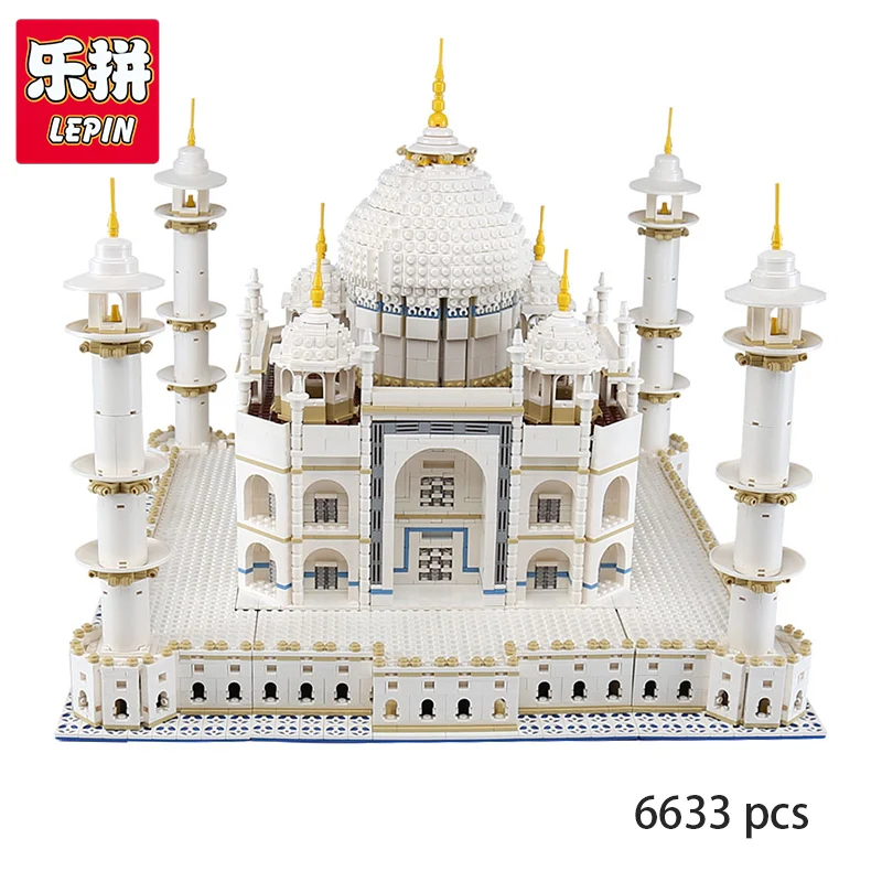 LEPIN 17008 Creator Expert Taj Mahal Model Building Kits Assembling Bricks Compatible with Legoing 10256 Educational Gifts Toys