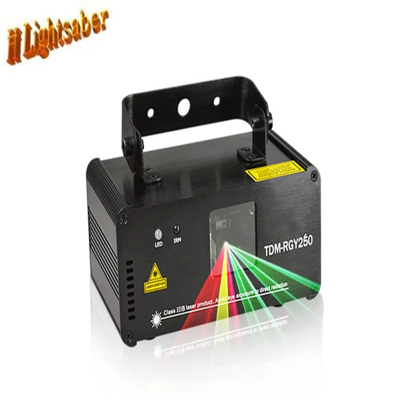 

3D 250mW RGY DMX512 Remote Laser Scanner Projector Light DJ Disco Party Xmas Professional Stage Lighting Effect Show Light