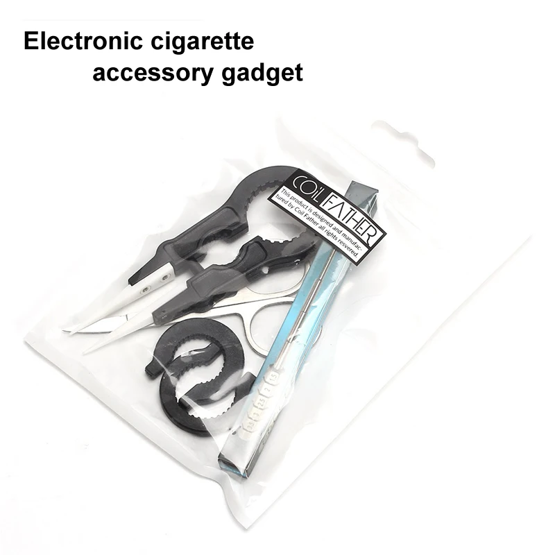 

Electronic Cigarette Users Vaper Mini Cutter Must Have Tools Ceramic Tweezer 1 Set Coil Jig Multifunction