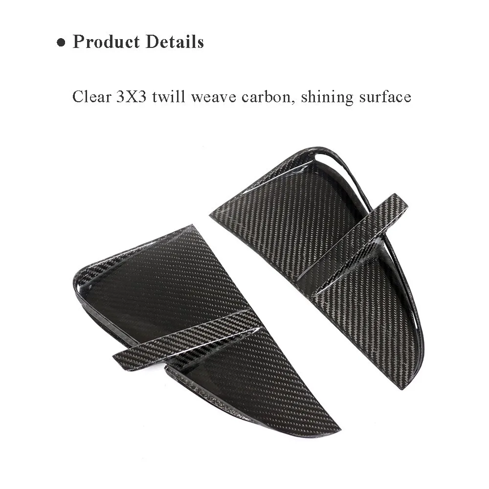 Beli Untuk BMW F15 X5 2014 2018 Base Sport dan M Sport Bumper Depan Ventilasi Udara Mobil Serat Karbon stiker Dekorasi Trims