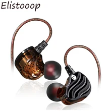 Новое поступление в ухо наушники бас наушники для бега гарнитура вкладыши двойной блок привод сабвуфер Hi-Fi монитор dj