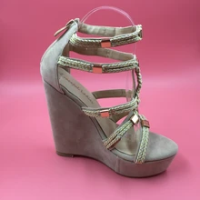 2017 Real Women Sommer Stil Sandalen Keile Mode Zapatos Mujer Alias Mujer Damen Schuhe Nach Maß Plus Größe Schuhe
