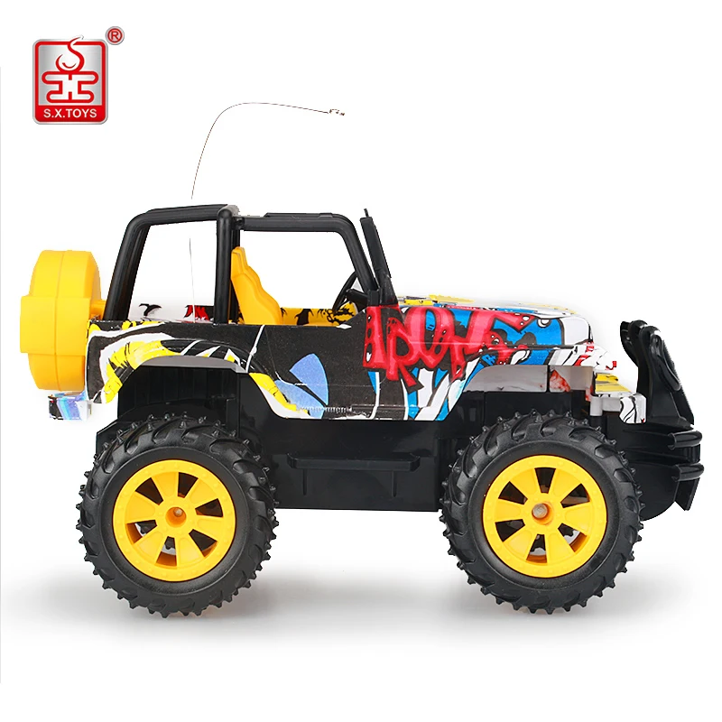 S. X. TOYS 1:14 RC Car 2 4G высокоскоростные граффити машинки Rock Rover мощный большой ножной