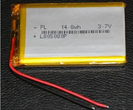

Free ship 1pcs 805080 3.7v 4000mah superior quality polymer lithium rechargeable battery li-po battery for Mp3 Power bank