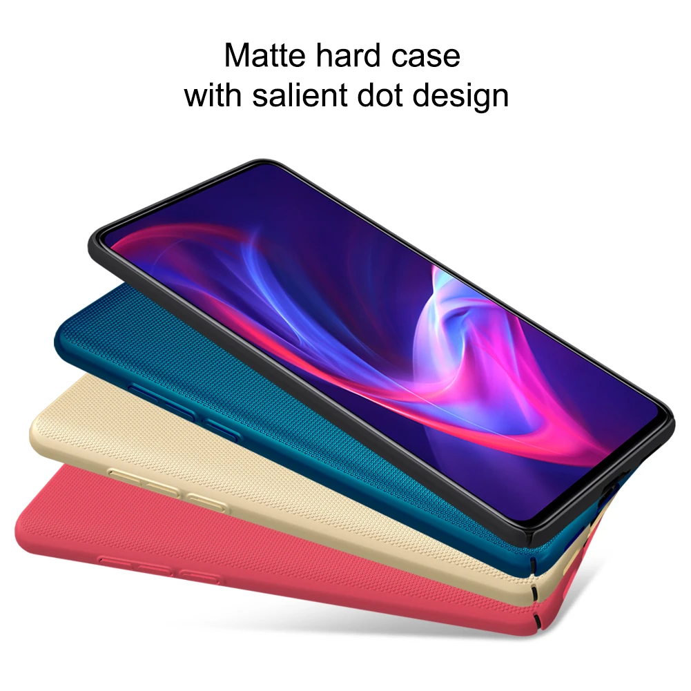 For Xiaomi Mi 9T Case Cover Nillkin Frosted Shield Back Case For Xiaomi Mi 9T Pro Mi 9 T Redmi K20 Hard Matte Bumper Gift Holder