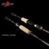 KUYING Conqueror 1.98m 2.0m 2.07m Fast Action Casting Spinning Fishing Lure Rod Carbon Pole 2 Sections Bass Master Hard Soft ► Photo 2/5