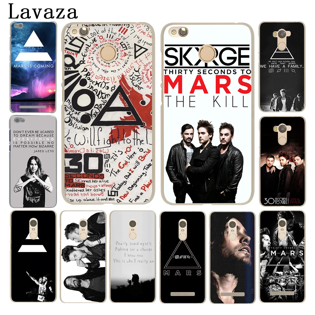 

Lavaza 30 Seconds To Mars 30STM Hard Phone Case for Xiaomi Redmi 6A 4A S2 Note 7 6 Pro 4 4X 5 Plus 5A Prime Cover