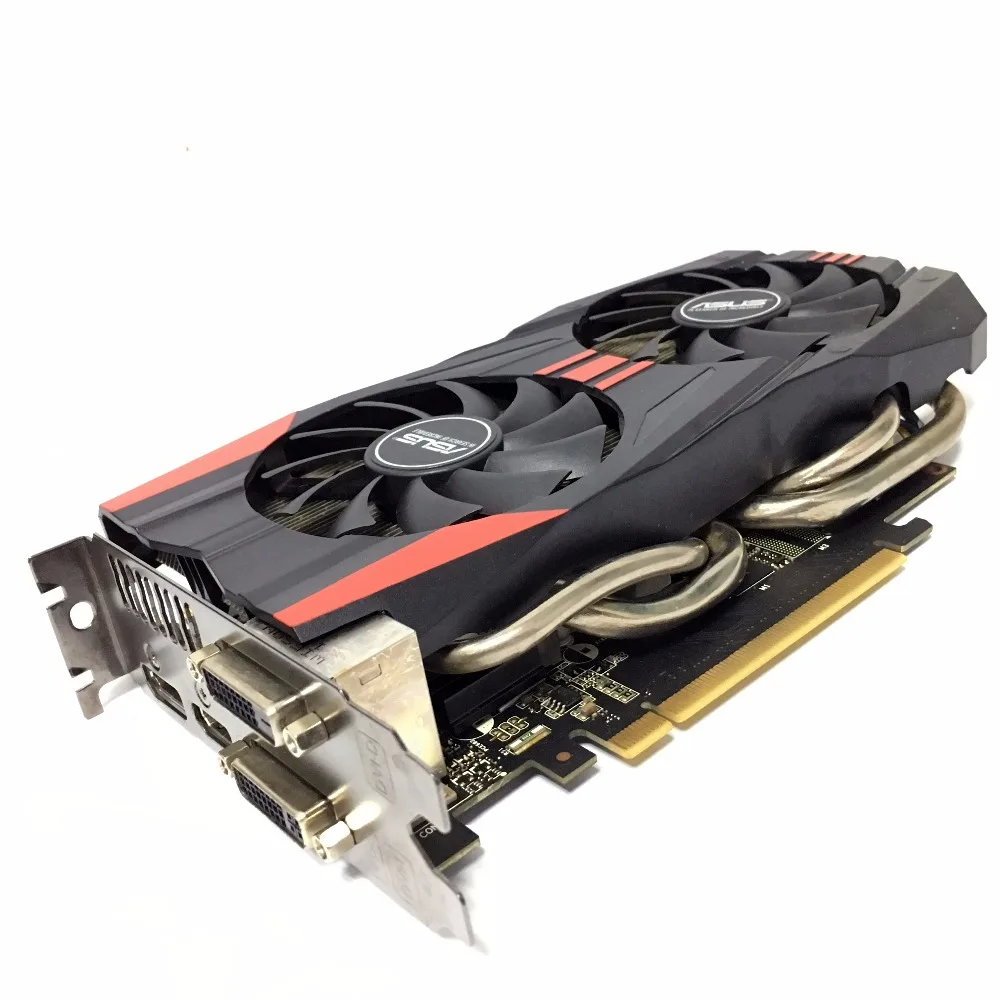 Asus GTX760 2GB D5 DDR5 256Bit PC Настольный GTX 760 2G GTX760 2G видеокарты PCI Express 3,0 компьютерная видеокарта HDMI 760 2GB