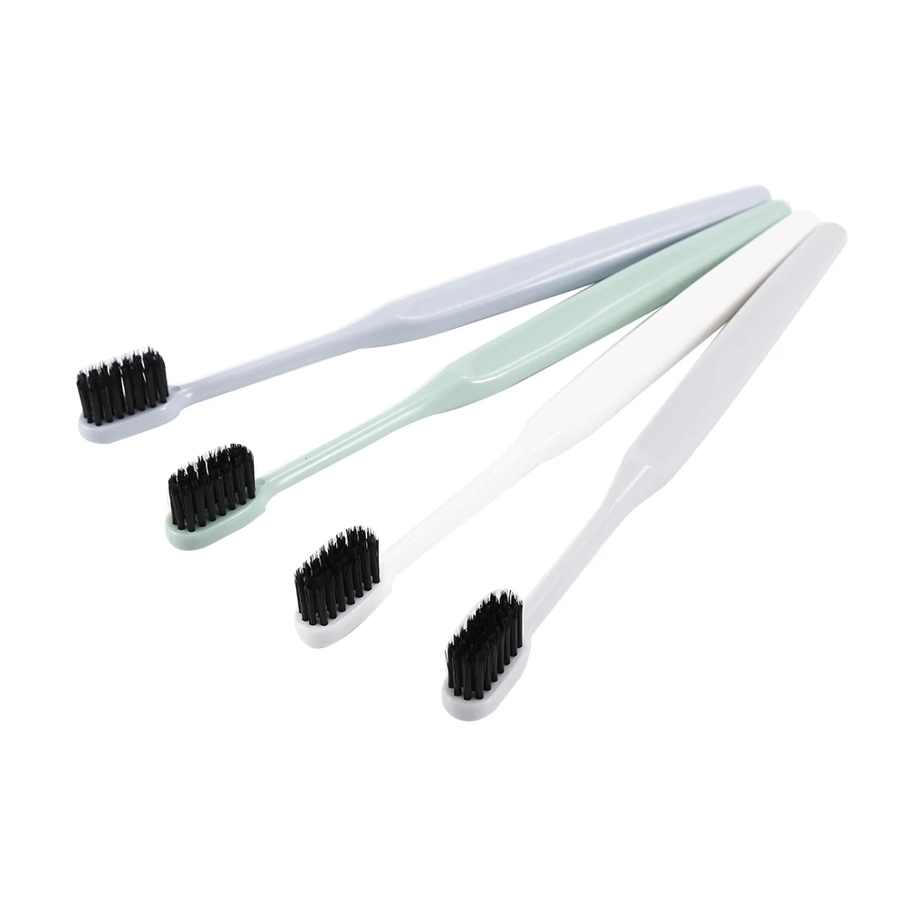 силиконовые зубные щетки черная и белая. набор зубных щеток white is black cs5460 белая. зубные щетки черного цвета. плоская зубная щетка черная. черная зубная щетка.