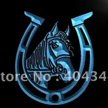 LB759-Подкова в виде лошади Услуги Аксессуары световая вывеска