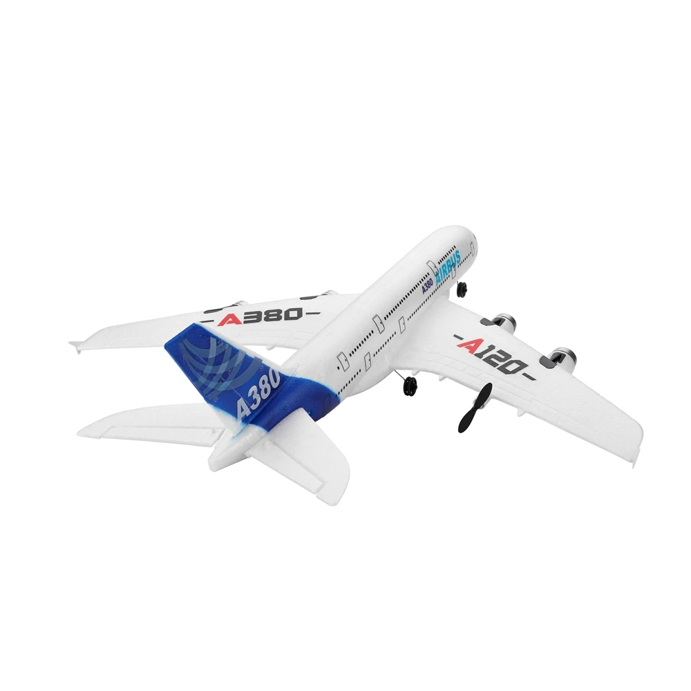 WLTOYS A120-A380 Airbus 510 мм размах крыльев 2,4 ГГц 3CH RC самолет с фиксированным крылом RTF с режимом 2 пульта дистанционного управления масштаб Aeromodelling