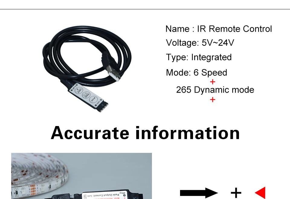 USB интерфейс RGB Светодиодные полосы света светодио дный 60 led s/m 3528 светодио дный SMD led Диодная лента HDTV Настольный ПК фоновое освещение 3 17 24 Ключ контроллер