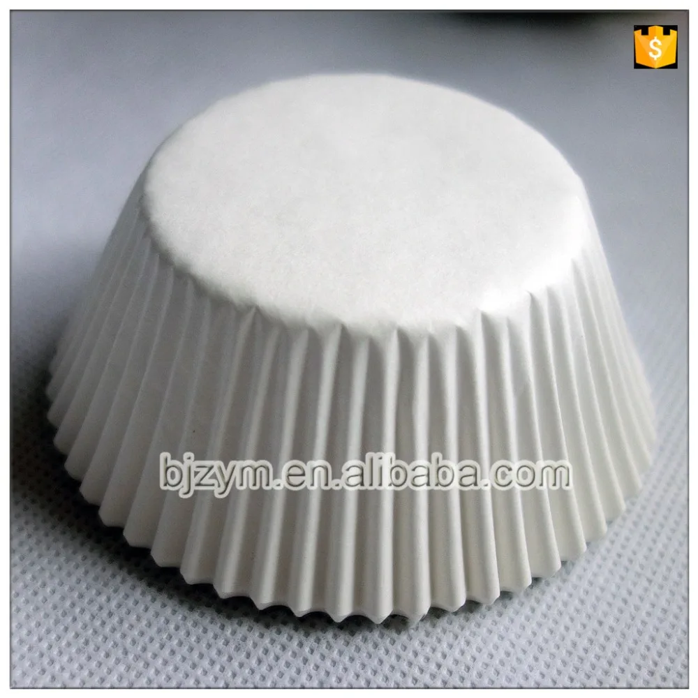 How to make your cupcake more beautiful 300PCS plain color white Cupcake Baking Liners Muffin Cases Cups fast delivery on sale |