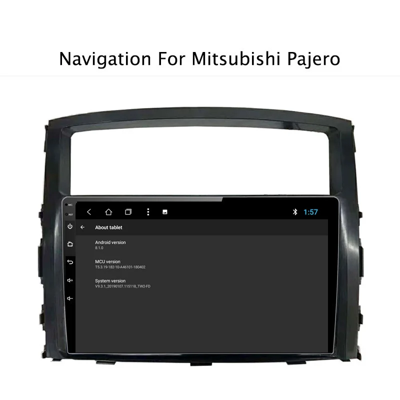 Cheap NAVITOPIA 9inch 2G RAM 32G ROM Android 8.1 Car DVD Multimedia GPS Navigation for Mitsubishi Pajero 2006 2007 2008 2009 2010 2011 5
