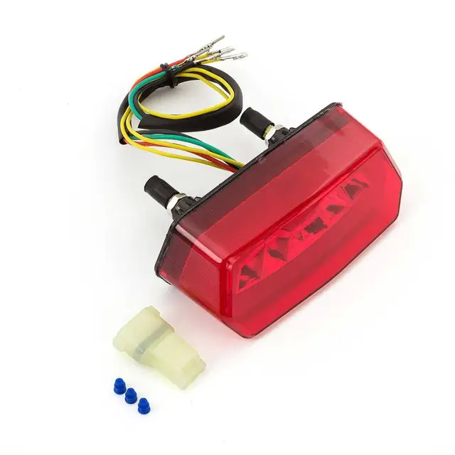 Buy 12V FX Universal Motorcycle Tail Light Motos Led