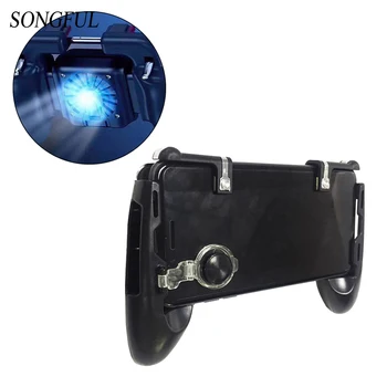 

H5 cooling handle game assist artifact hand tour button PUBG Mobile Phone Game Trigger Controller Holder Gamepad Joystick Cooler