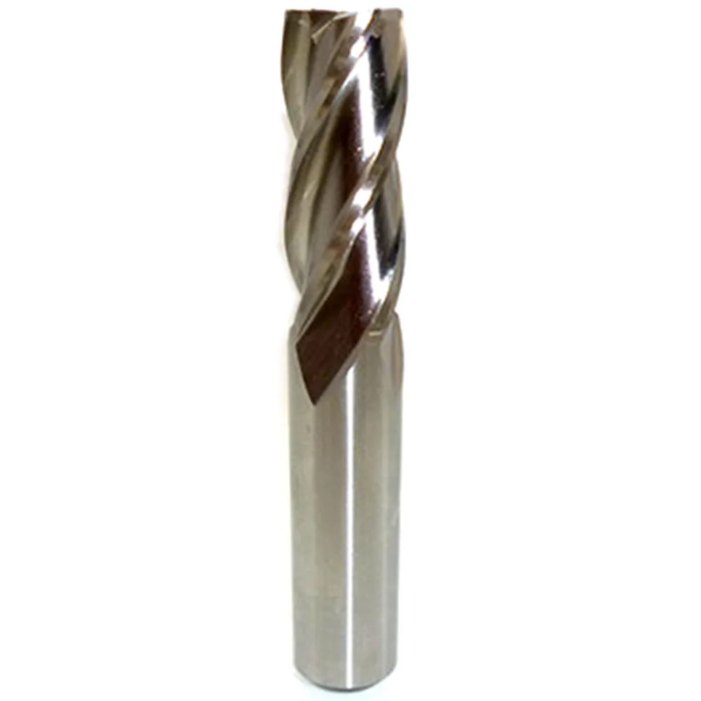 Flat End Mill Cnc Router Bit 4 flute Spiral Bit High Speed Steel 4