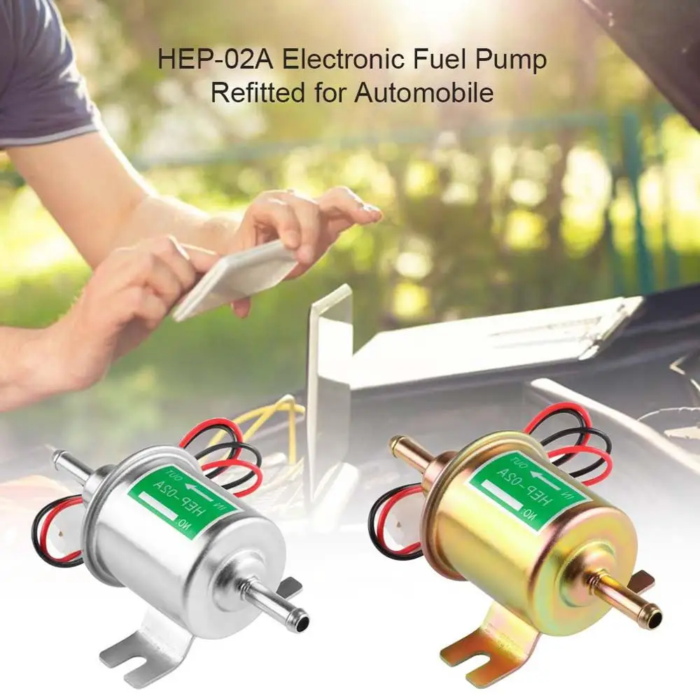 12 v/24 v электрический насос HEP-02A Автомобильный Электронный бензонасос Электронный Топливный насос автомобильный бензиновый насос