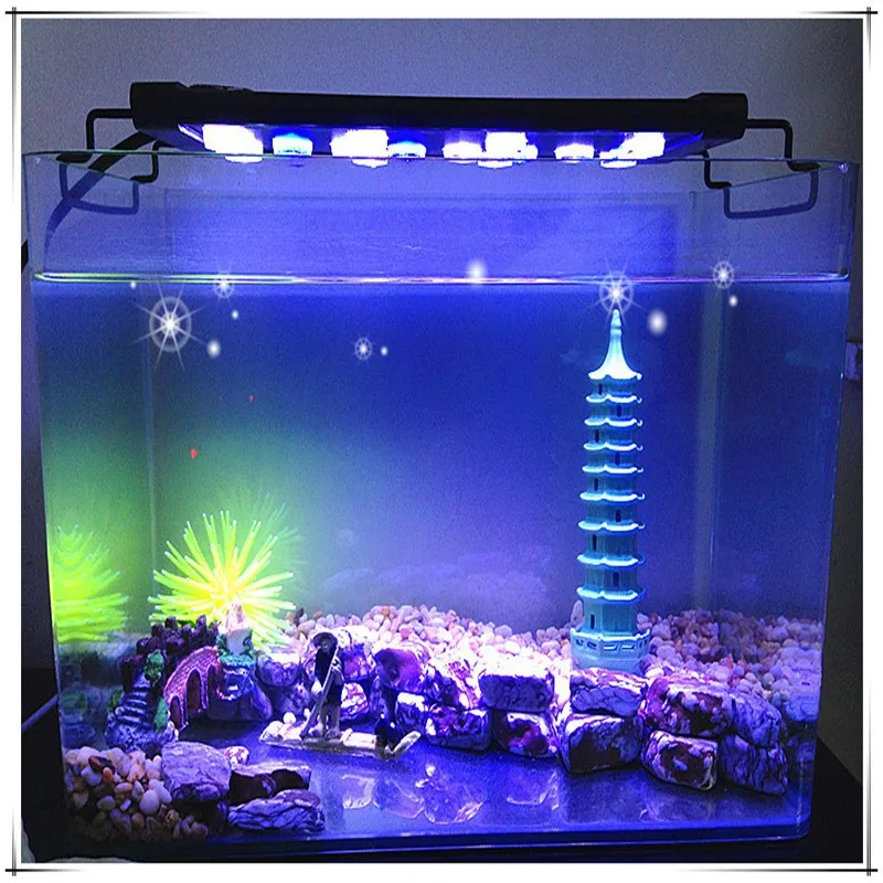 16 Вт 30 см высокой мощности аквариум светодиодные фонари аквариумных растений удочек свет лампы гарантии выделить моря, бак для воды