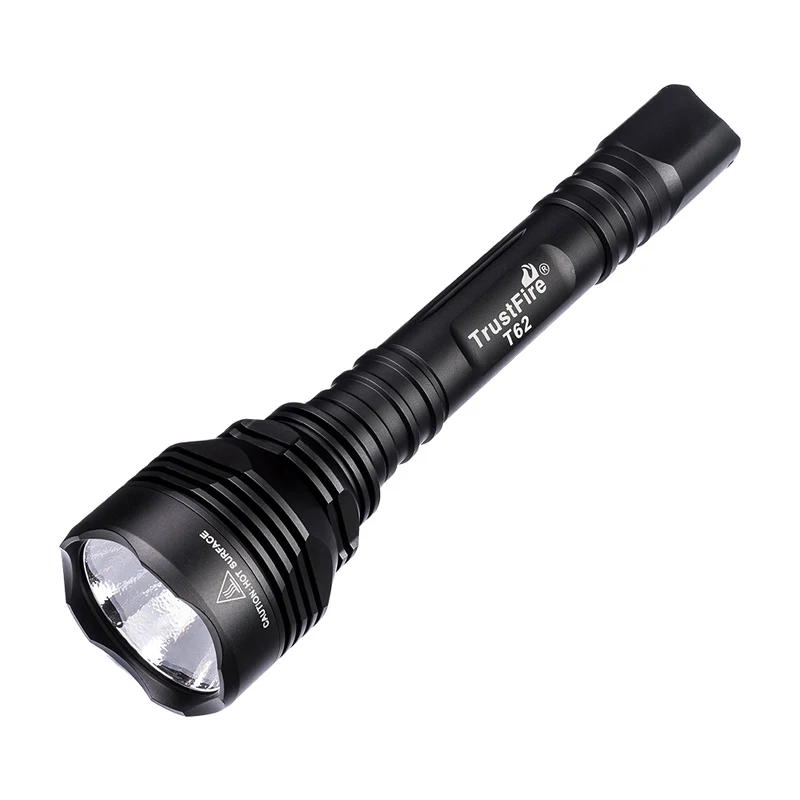 TrustFire T62 CREE XHP70 3600 люмен 5-Mode длинный радиус действия луча дальнего света 431 м светодиодный тактический фонарь(2x18650/3x18650