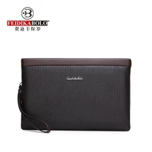 Feidikaboluo Высокое качество PU мужской клатч Новая мода ультра-тонкая сумка Повседневная дикая личность мульти-карта мужской кошелек для монет