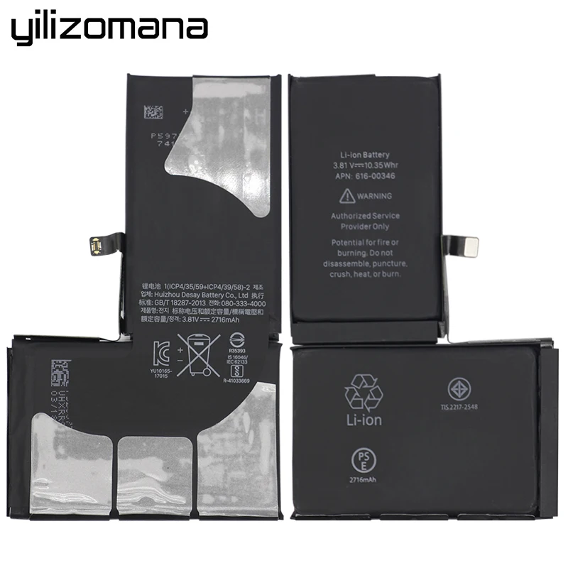 Günstig YILIZOMANA Original Handy Batterie Für Apple iPhone X Kapazität 2716mAh Ersatz Li Ion batterie iPhoneX mit Kostenlose Tools