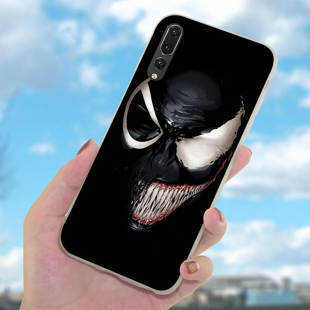 Мягкий чехол из ТПУ с рисунком Веном злодея и аниме для Huawei P10 Lite Mate 10 20 P9 чехлы P20 Pro