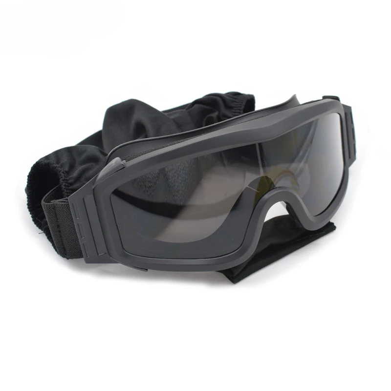 Охотничьи очки для стрельбы 3 сменные линзы противотуманные Военные боевые очки страйкбол Пейнтбол спортивные тактические очки