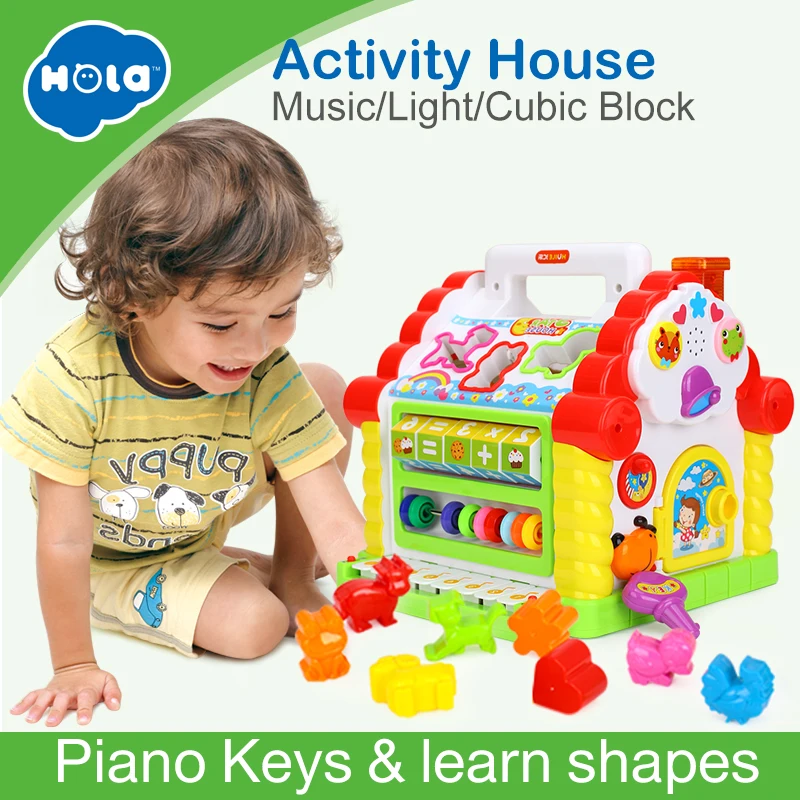 HUILE TOYS 739 Multifunctional Musical Toys Baby Fun House Musical Electronic Geometric Blocks Sorting Learning Educational Toys HUILE TOYS 739 Multifunctional Musical Toys Baby Fun House Musical Electronic Geometric Blocks Sorting Learning Educational Toys