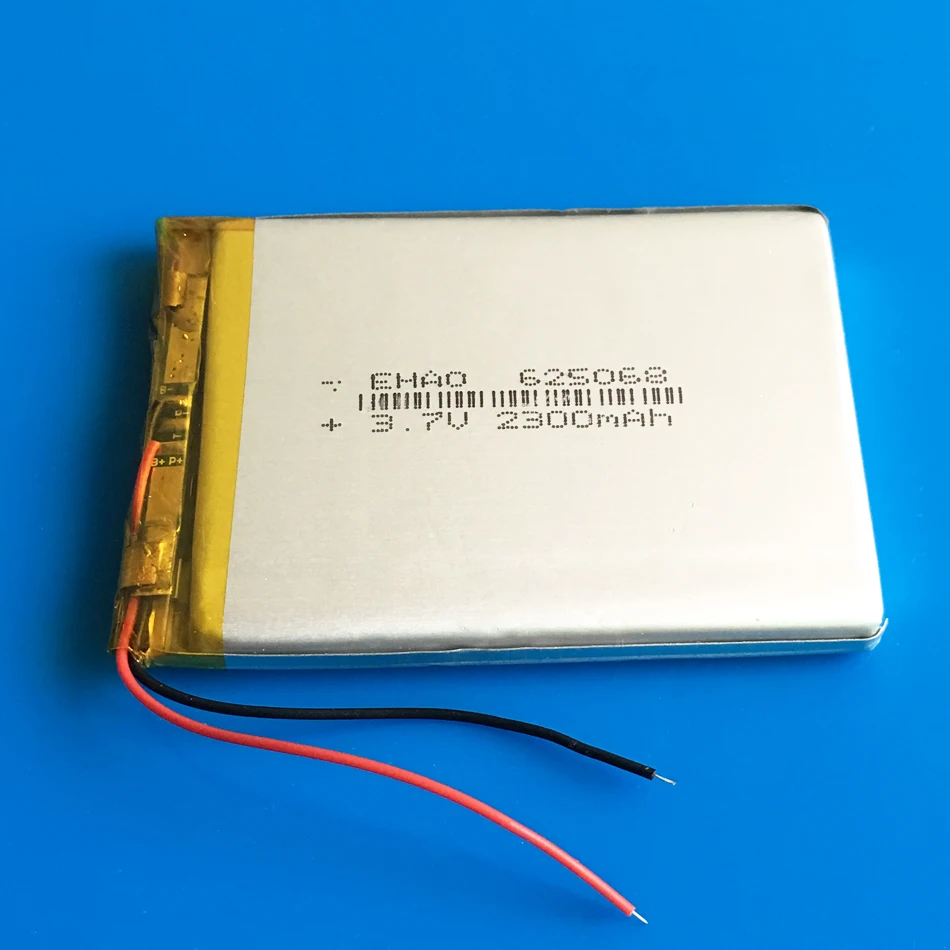 5 шт. 2300 мАч 3 7 В lipo полимерная литиевая аккумуляторная батарея Lion 625068 для MP3 GPS DVD