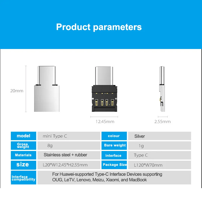 Мини OTG тип-c 3,0 интерфейс для One Plus 5 т Мобильный телефон USB адаптер к тип-c адаптер otg кабель конвертер для Huawei p20 pro