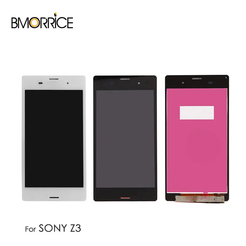

For Sony Xperia Z3 L55t D6603 LCD Display Touch Screen Without Frame Digitizer Assembly Replacement Original 5.2" Black White