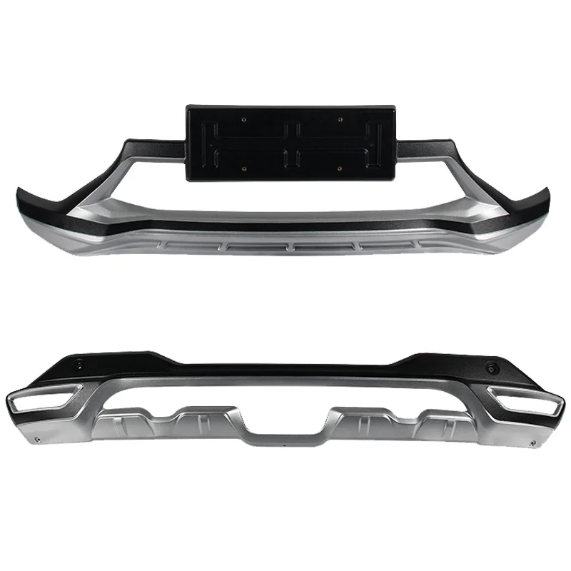 Высокое качество пластик ABS Хром Передний+ задний бампер Накладка для Nissan QASHQAI- автомобиль-Стайлинг