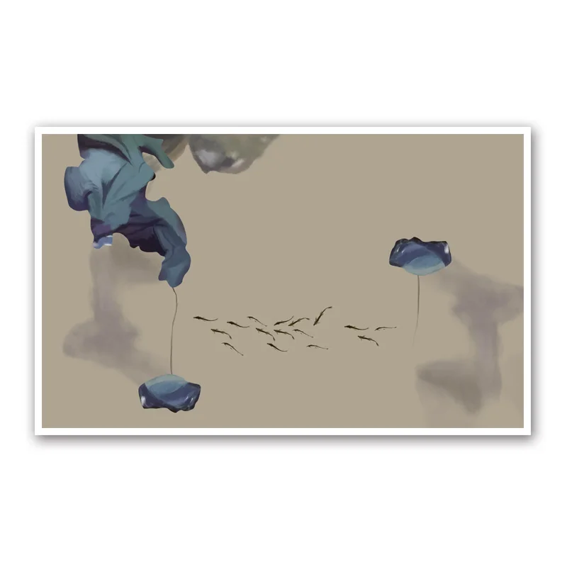 

1 pieces framed Wall Art Picture Gift Home Decoration Canvas Print painting Ink series poster wholesale