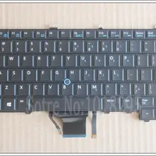 Для DELL Latitude E7440 Клавиатура ноутбука UI Мышь указатель подсветкой 00K1C8 V141025AR1