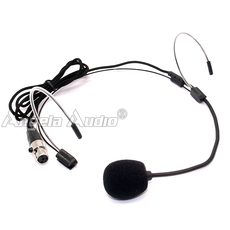 مصغرة XLR 4 دبوس TA4F السلكية Microfone Microfono مايك Headworn هيئة التصنيع العسكري المكثف ميكروفون ل SHURE كاريوكي لاسلكي نظام