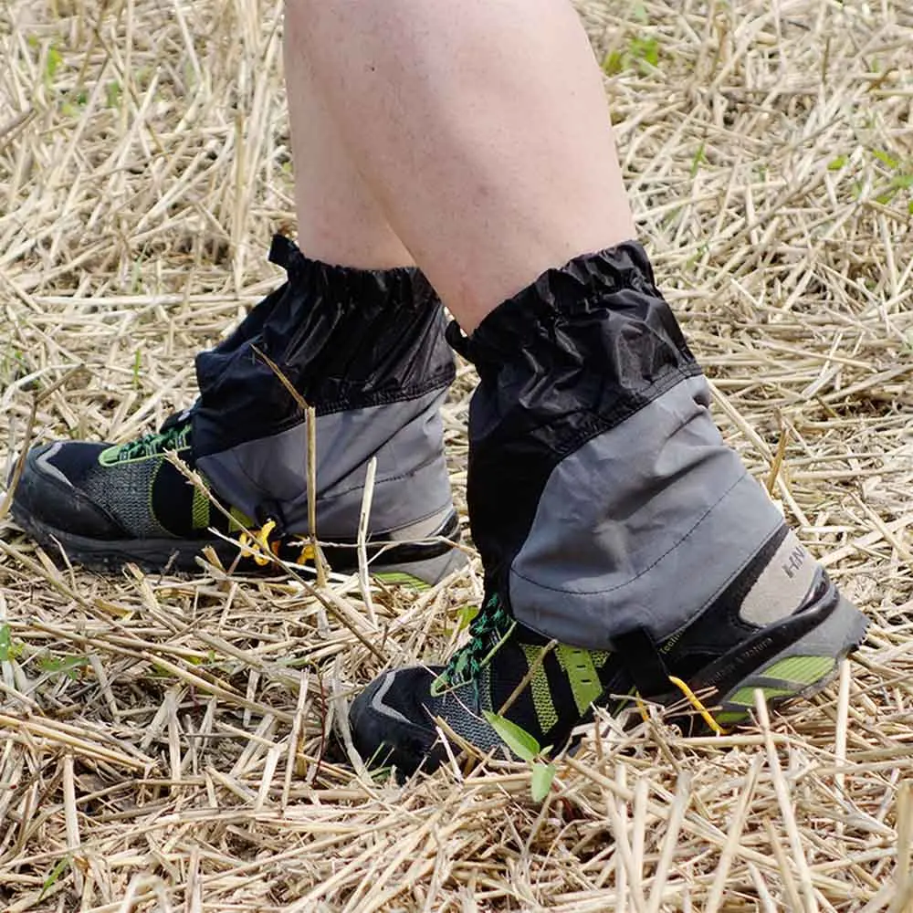 Snow Leg Gaiters Outdoor Silicon Coated Nylon Waterproof Ultralight Gaiters Leg Protection Guard Hiking Climbing Trekking