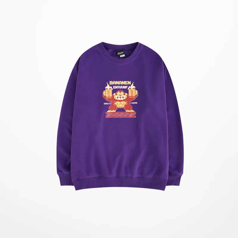 3d Cartoon Prind Hoodies Skateboard Hip Hop High Street Sweatshirt Homme Korean Fashion Harajuku Hoodies For Couple Pink