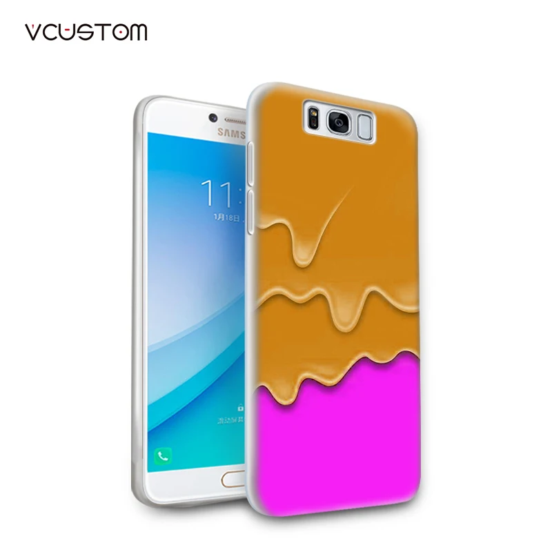 print 2017 popularSummer cool and refreshing white hard cases for samsung S8 phone cases|case ...