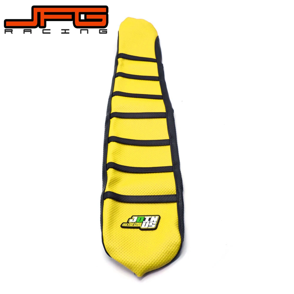 JFG новые золотые Pro ребристые мягкие чехлы для сидений SUZUKI RMZ 250 RMZ250 2010 2011 2012 2013 2014