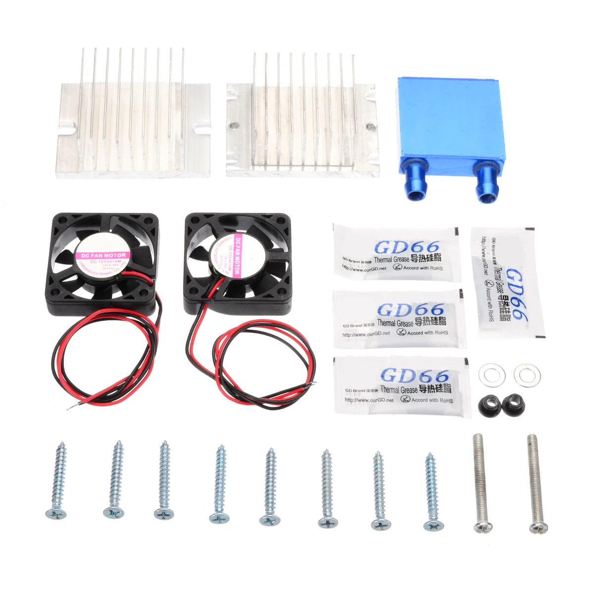 1Pcs Thermoelectric Refrigeration Cooling System DIY Kit Thermoelectric Cooler Refrigeration Cooling System with Fan