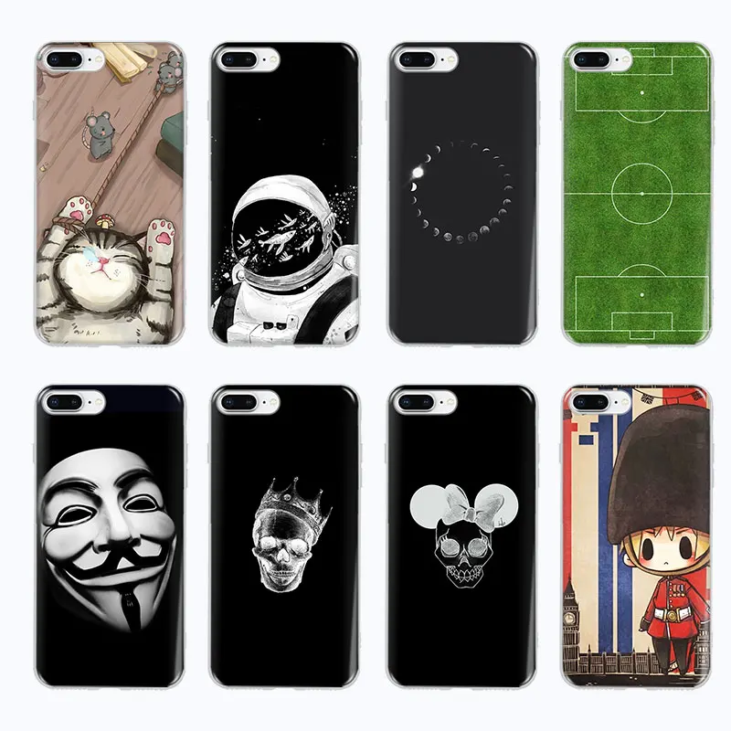 

Soft TPU For iPhone 7 8 6 6s Plus X 5 5s SE XS Max XR Case Cover Painted Soft Silicone Phone Back Case For iPhone 7 Phone Cases