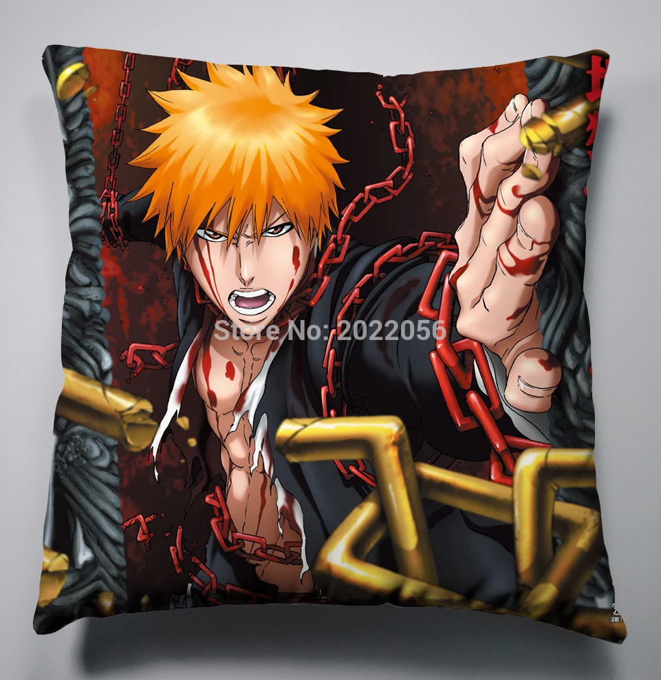 Anime Manga Bleach Pillow 40x40cm Pillow Case Cover Seat Bedding
