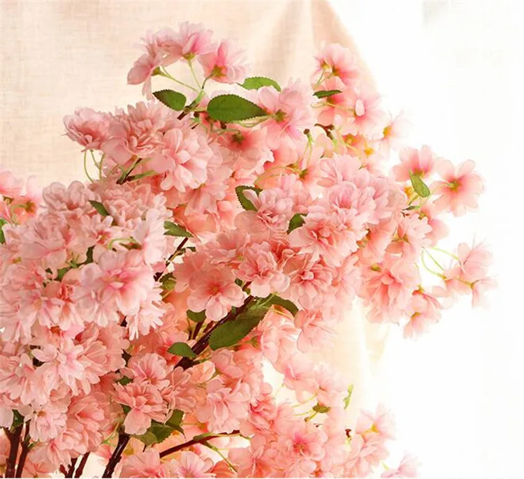 10 шт. поддельные длинные Стволовые цветы(4 стебля/шт) Имитация зашифровать вишни для дома Свадебные Декоративные искусственные цветы