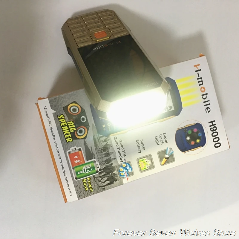 H Mobile H9000 кнопочные сотовые телефоны с FM Java Bluetooth 20000 мАч двойная камера супер