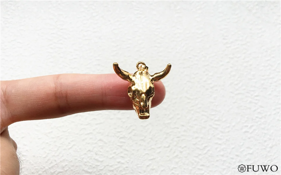 Bull Skull Head Pendant 9